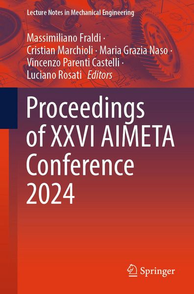 Produktbild: Proceedings of XXVI AIMETA Conference 2024