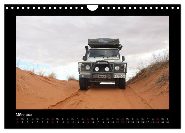 Produktbild: Land Rover Defender - Unterwegs in Afrika (Wandkalender 2026 DIN A4 quer), CALVENDO Monatskalender