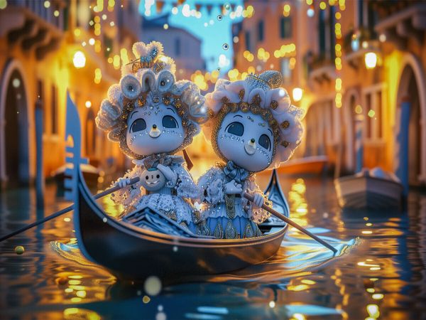 Produktbild: CALVENDO Puzzle Karneval in Venedig | 1000 Teile Lege-Gr&ouml;&szlig;e 64x48cm Foto-Puzzle f&uuml;r gl&uuml;ckliche Stunden