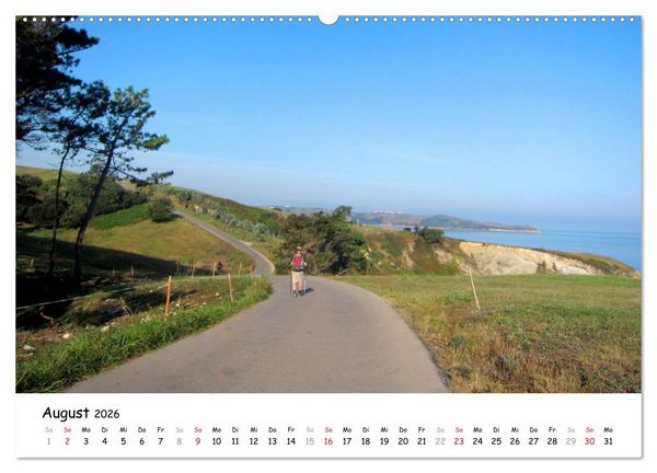 Produktbild: Camino del norte - K&uuml;stenweg (Wandkalender 2026 DIN A2 quer), CALVENDO Monatskalender