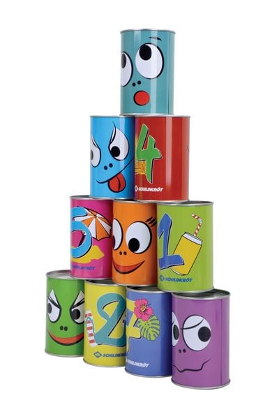 Produktbild: SCHILDKR&Ouml;T Dosenwurfspiel, Set 10 Dosen