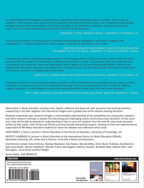 Produktbild: MasterClass in Music Education