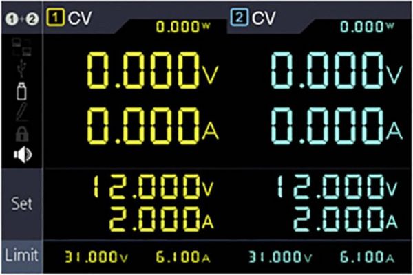 Produktbild: VOLTCRAFT DLP-3303 Labornetzger&auml;t, einstellbar 0 - 30 V 0 - 3 A 198 W RS-232, USB, LAN Slave-Funktion Anzahl Ausg&auml;nge 3 x