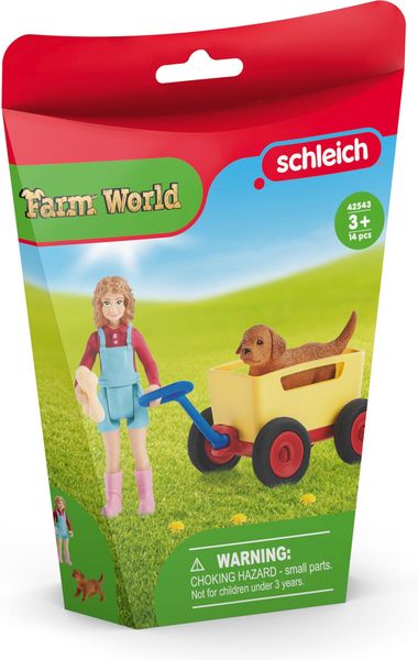 Schleich Farm World 42543 - Bollerwagen-Ausflug