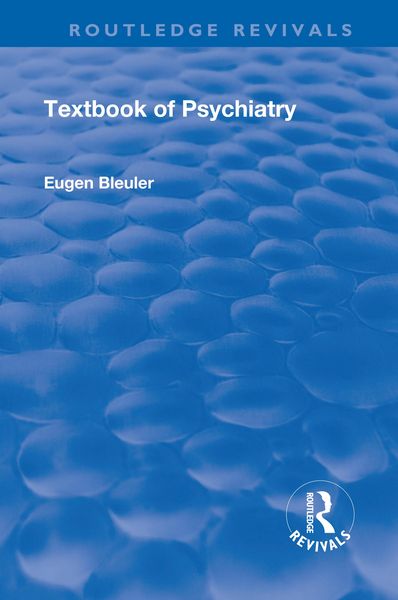 Produktbild: Revival: Textbook of Psychiatry (1924)