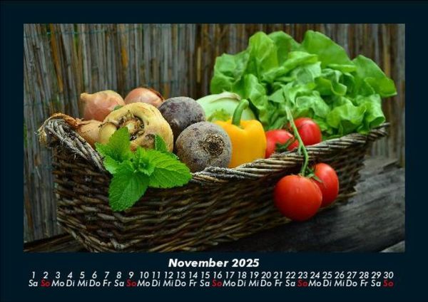 Produktbild: Gem&uuml;sekalender 2025 Fotokalender DIN A5