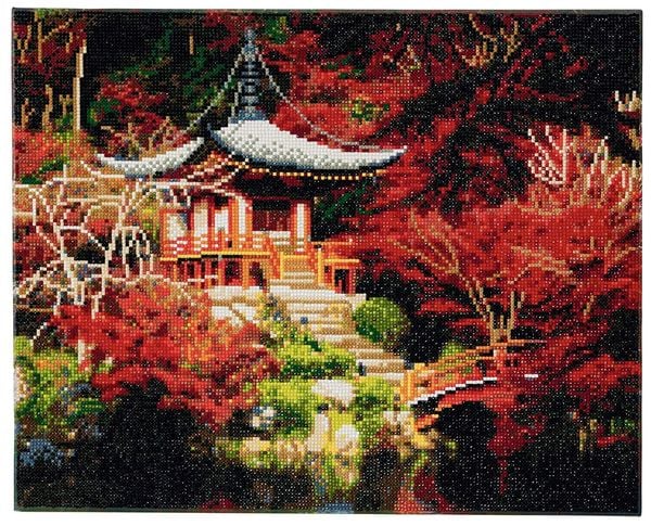 Craft Buddy CAK-A50 - Japanese Temple, 40x50cm Crystal Art Kit, Diamond Painting