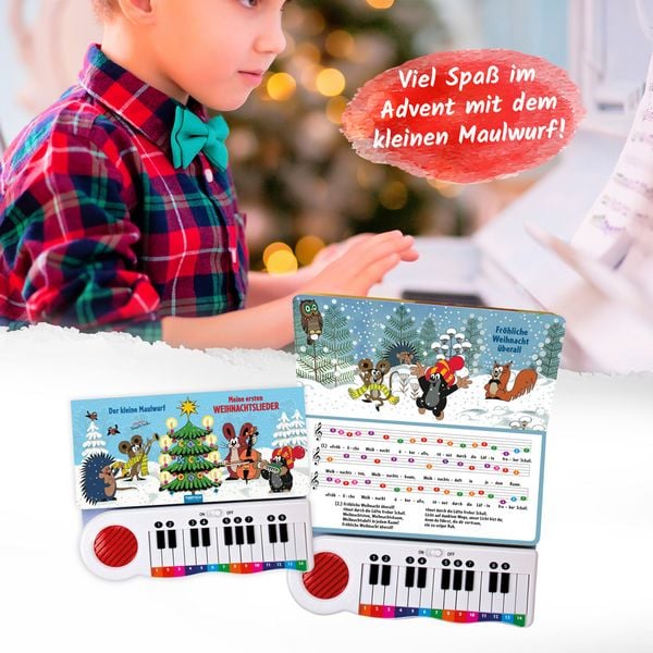Produktbild: Tr&ouml;tsch Der kleine Maulwurf Klavierbuch Meine ersten Weihnachtslieder