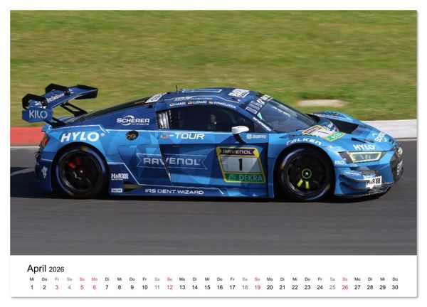 Produktbild: Die Vier Ringe im Motorsport (Wandkalender 2026 DIN A4 quer), CALVENDO Monatskalender