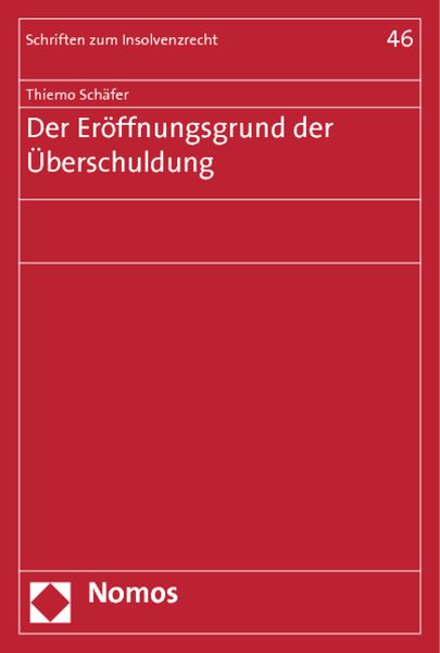Produktbild: Der Er&ouml;ffnungsgrund der &Uuml;berschuldung