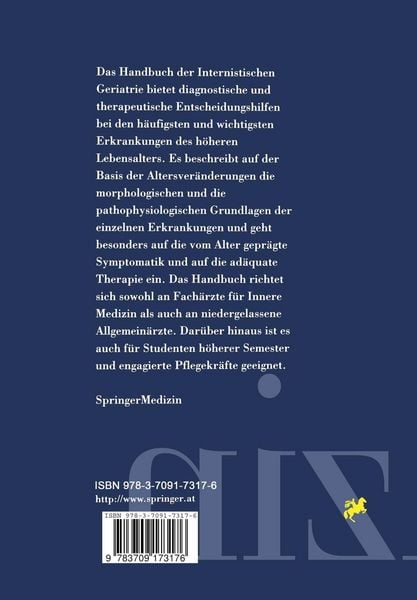 Produktbild: Handbuch der Internistischen Geriatrie