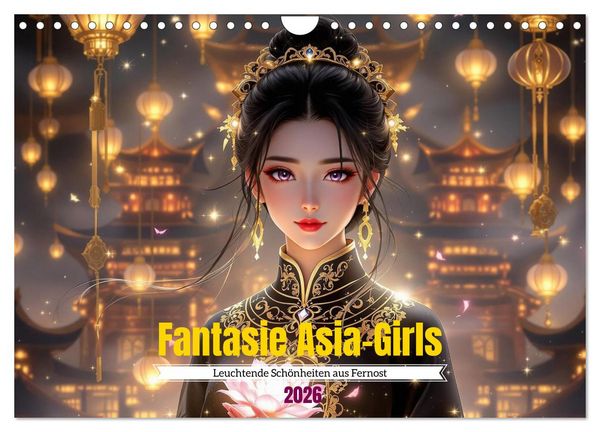 Produktbild: Fantasie Asia-Girls (Wandkalender 2026 DIN A4 quer), CALVENDO Monatskalender