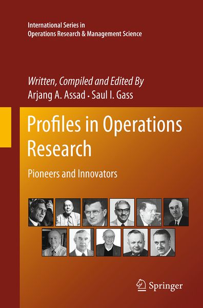 Produktbild: Profiles in Operations Research