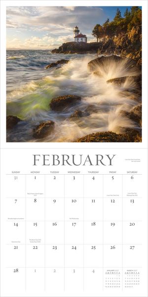 Produktbild: Washington Evergreen Wall Calendar 2027