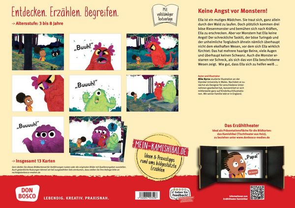 Produktbild: Vor Monstern hab ich keine Angst! Kamishibai Bildkartenset