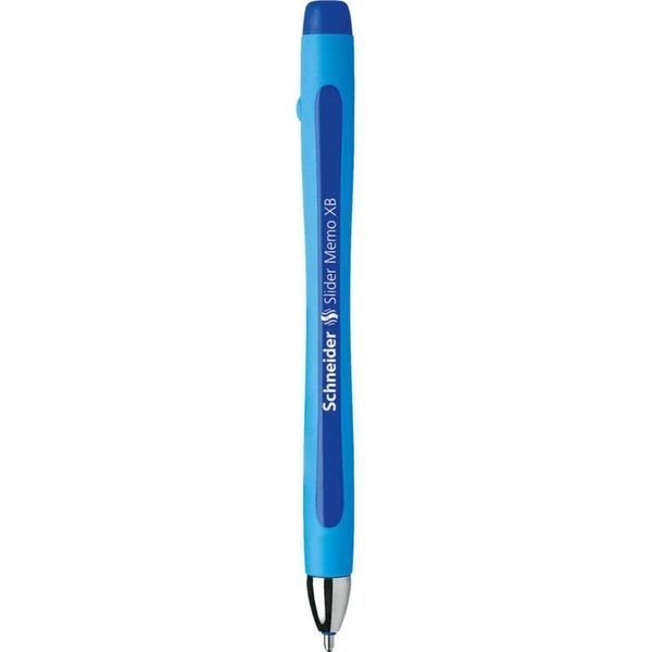 Produktbild: Kugelschreiber Slider Memo (mit Kappe, Strichst&auml;rke: XB) blau