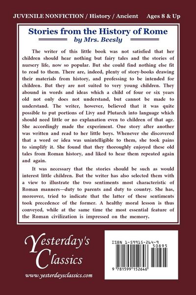Produktbild: Stories from the History of Rome (Yesterday's Classics)