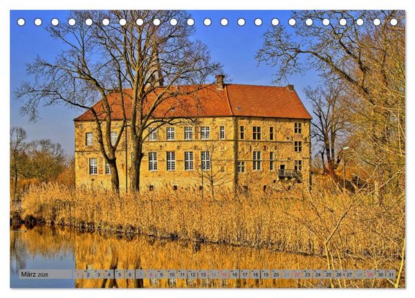 Produktbild: Kreis Coesfeld im M&uuml;nsterland - Stadt Land Flu&szlig; (Tischkalender 2026 DIN A5 quer), CALVENDO Monatskalender