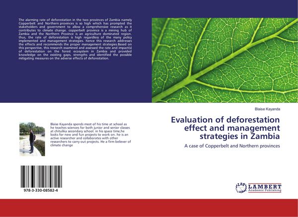 Produktbild: Evaluation of deforestation effect and management strategies in Zambia