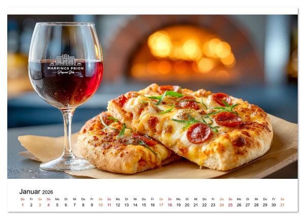 Produktbild: Fastfood einfach lecker (Tischkalender 2026 DIN A5 quer), CALVENDO Monatskalender