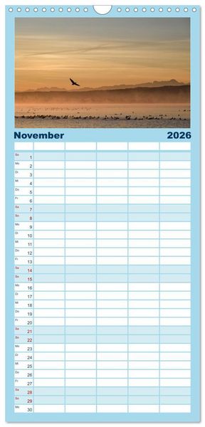 Produktbild: Familienplaner 2026 - Zauberhafter Westlicher Bodensee mit 5 Spalten (Wandkalender, 21 x 45 cm) CALVENDO