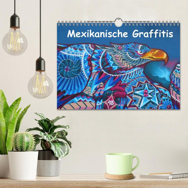 Produktbild: Mexikanische Graffitis (Wandkalender 2026 DIN A4 quer), CALVENDO Monatskalender