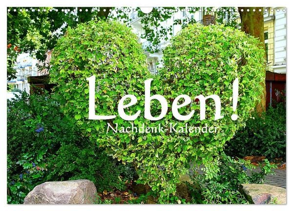 Leben! - Nachdenk-Kalender (Wandkalender 2026 DIN A3 quer), CALVENDO Monatskalender