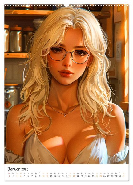 Produktbild: Anime Cuties - Charmante Heldinnen (Wandkalender 2026 DIN A2 hoch), CALVENDO Monatskalender
