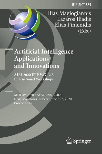 Produktbild: Artificial Intelligence Applications and Innovations. AIAI 2020 IFIP WG 12.5 International Workshops
