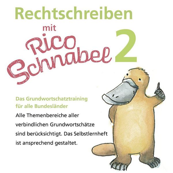 Produktbild: Rechtschreiben mit Rico Schnabel, Klasse 2