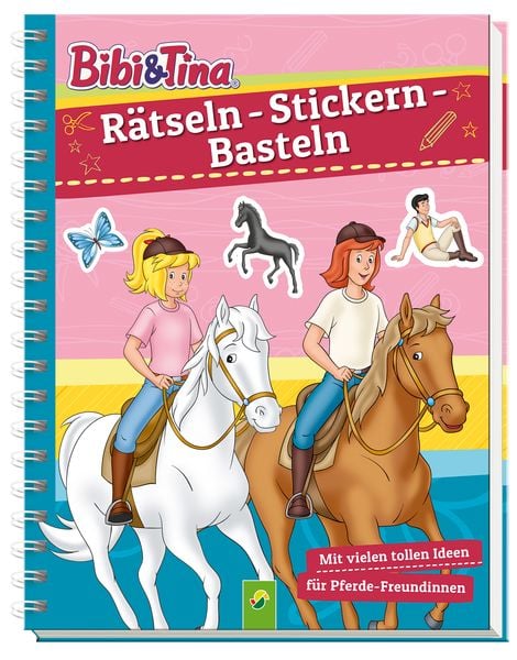 Produktbild: Bibi & Tina - R&auml;tseln, Stickern, Basteln