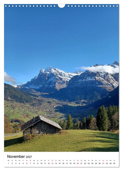 Produktbild: Traumhafte Bergwelt - Im Bann des Lichts (Wandkalender 2027 DIN A3 hoch), CALVENDO Monatskalender
