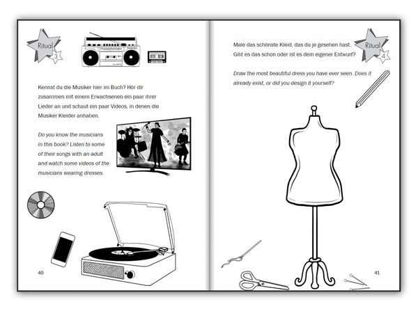 Produktbild: Kleider sind f&uuml;r alle da! Das Kinderbuch f&uuml;r eine kunterbunte Kleidungswahl, egal wer du bist. Dresses Are For Everyone! The children's book for a free and colorful choice of clothes, no matter who you are.