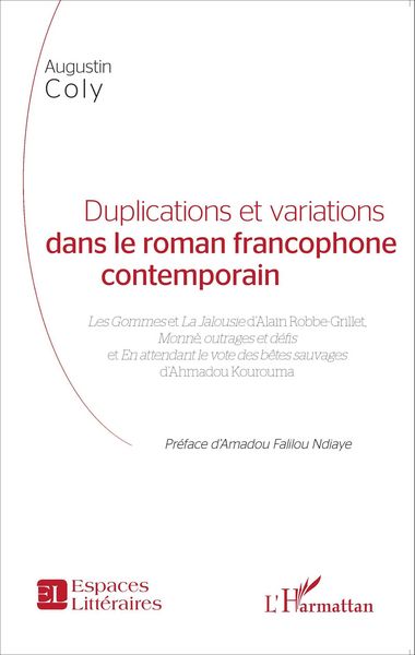 Produktbild: Duplications et variations dans le roman francophone contemporain