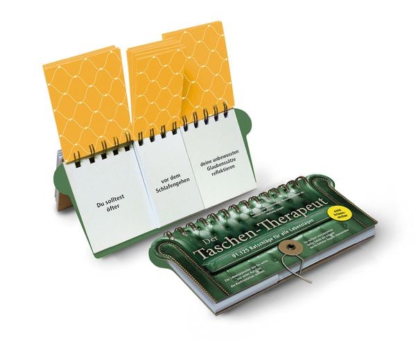 Der Taschen-Therapeut, Gebundene Ausgabe von Pia Frey, Metermorphosen, 9783934657854