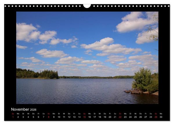 Produktbild: Schweden 2026 (Wandkalender 2026 DIN A3 quer), CALVENDO Monatskalender