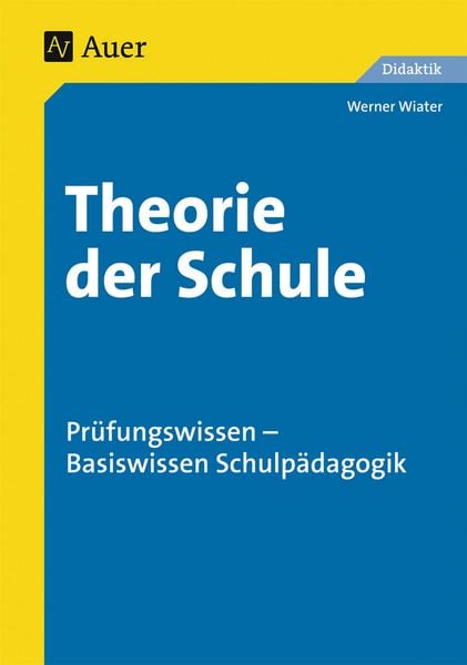Produktbild: Theorie der Schule