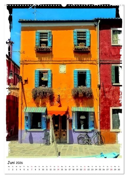 Produktbild: Einblicke in Burano (Wandkalender 2026 DIN A2 hoch), CALVENDO Monatskalender