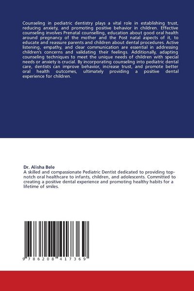 Produktbild: Counselling in Pediatric Dentistry