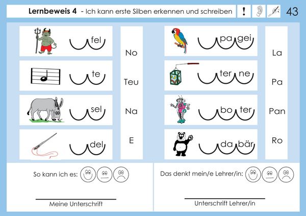 Produktbild: Mein Silbenheft