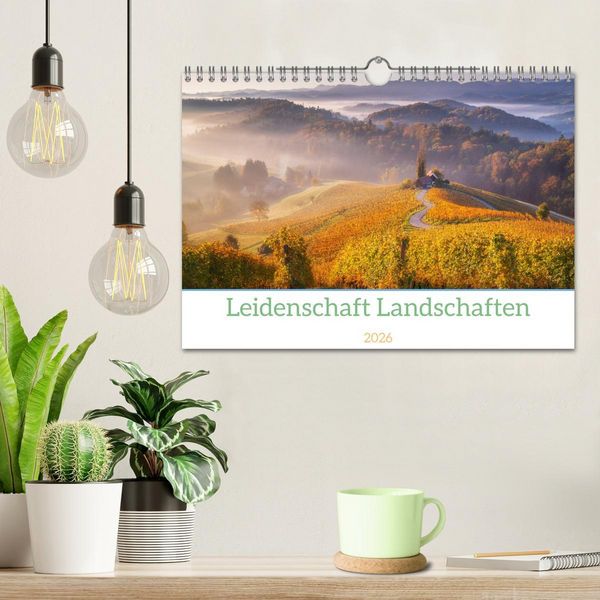 Produktbild: Leidenschaft Landschaften (Wandkalender 2026 DIN A4 quer), CALVENDO Monatskalender