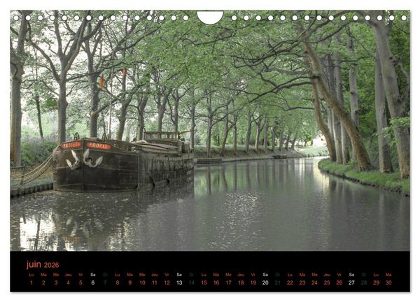 Produktbild: Croisi&egrave;re sur le Canal du Midi (Calendrier mural 2026 DIN A4 vertical), CALVENDO calendrier mensuel