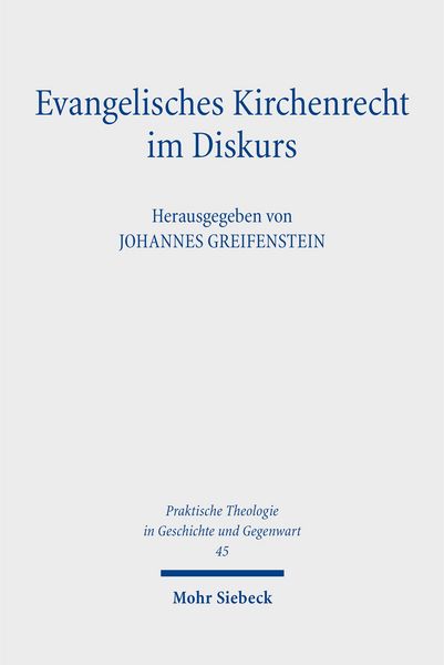 Produktbild: Evangelisches Kirchenrecht im Diskurs