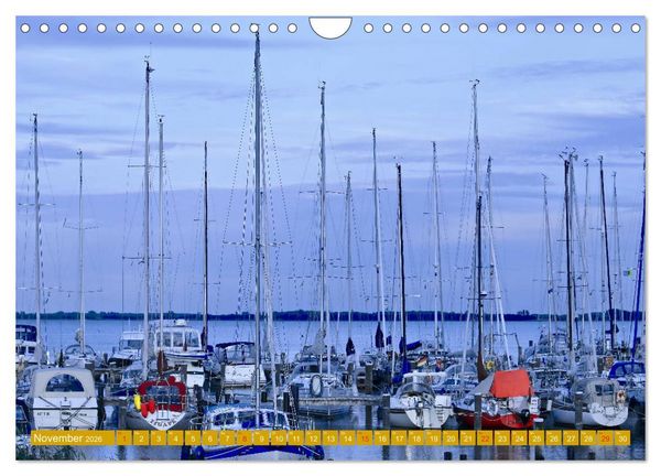 Produktbild: Insel Hiddensee - Stimmungen und Sehns&uuml;chte (Wandkalender 2026 DIN A4 quer), CALVENDO Monatskalender