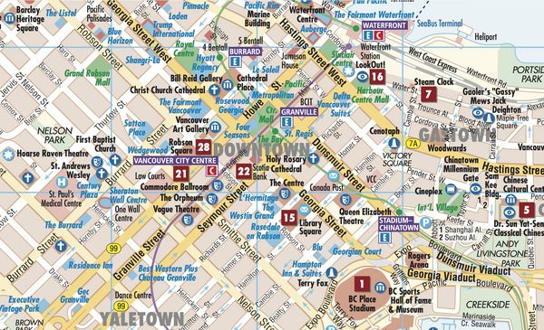 Produktbild: Vancouver, Borch Map