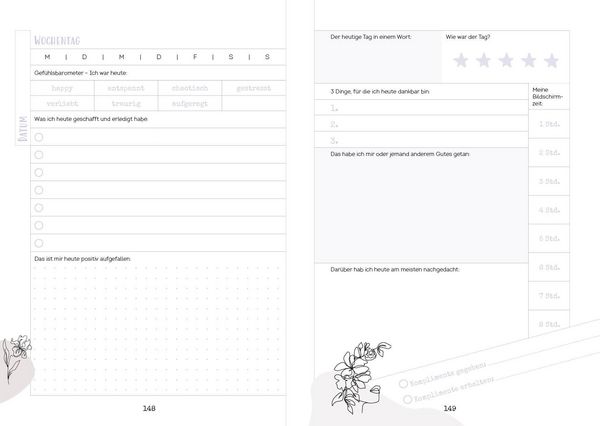 Produktbild: Happy me &ndash; Meine 10-Wochen-Tagebuch-Challenge mit Social-Media-Star Cali Kessy
