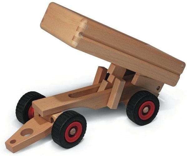 Produktbild: Fagus 10.46 - Holz LKW Anh&auml;nger, Holzspielzeug
