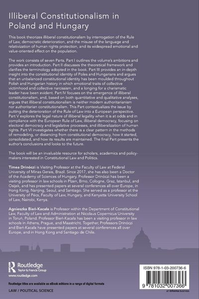 Produktbild: Illiberal Constitutionalism in Poland and Hungary