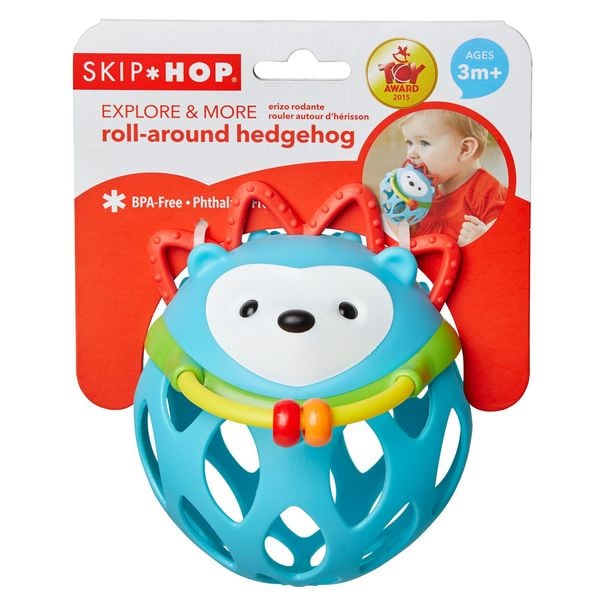 Produktbild: Skip Hop - Rasselball Igel mit Bei&szlig;ring, t&uuml;rkis
