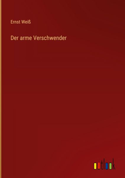 Produktbild: Der arme Verschwender